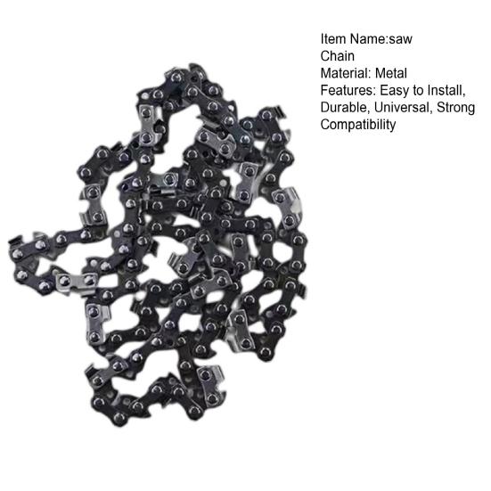 16 Inches Chainsaw Chain Durable Strong Compatibility Metal Professional Electric Saw Replacement Chain for Garden