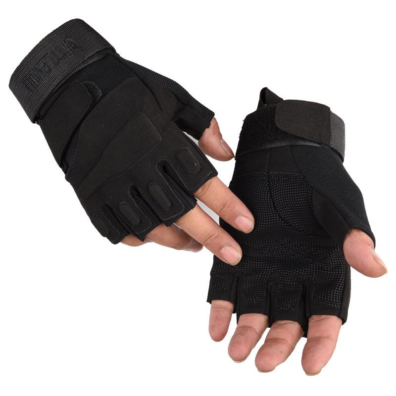 Outdoor gloves half finger non-slip wear-resistant tactical gloves full finger touch screen sports riding protection