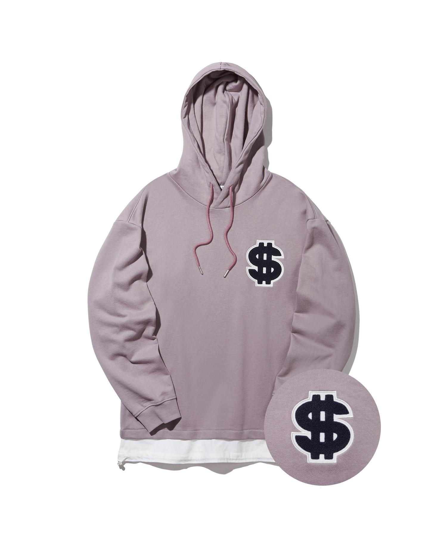 Selfish S233Hd01 (Million Dollar Layered Hoodie) (Violet) L
