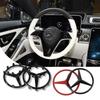 Car Hollow Steering Wheel Emblem Replace Decoration Sticker For Mercedes Benz AMG W203 W206 W220 W205 W211 W212 W201 W210 W108