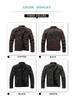 Men's Frosted Leather Motorcycle Jacket - Slim Fit, Trendy PU Autumn/Winter Fashion