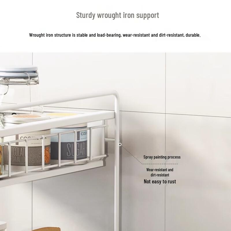 Beifu Kitchen Bathroom Under-Sink Pull-Out Storage Rack