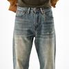 American Retro Jeans Men's Trendy Brand Loose Straight Large Size Casual Trousers Non-elastic Daniel Daddy Denim Pants
