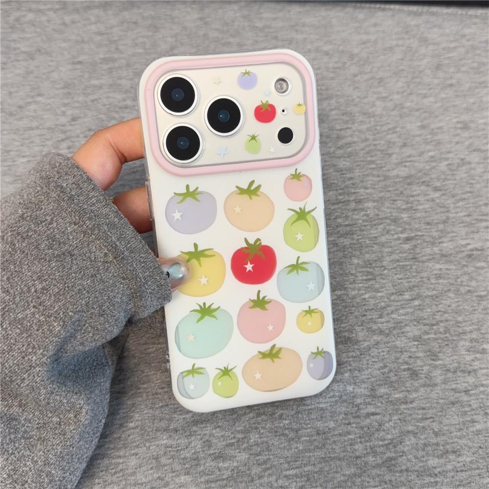 

Vibrant Tomato Design iPhone 16 Pro Max/15/14 Protective Case for Women 14