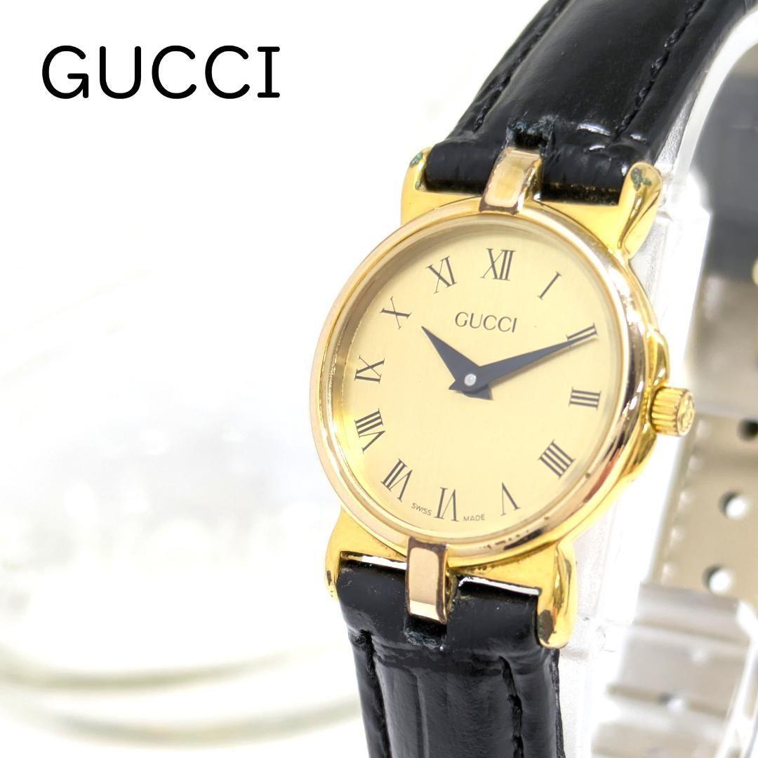 Used Operation GUCCI Gucci Ladies Watch Quartz Round Gold 2 Hands
