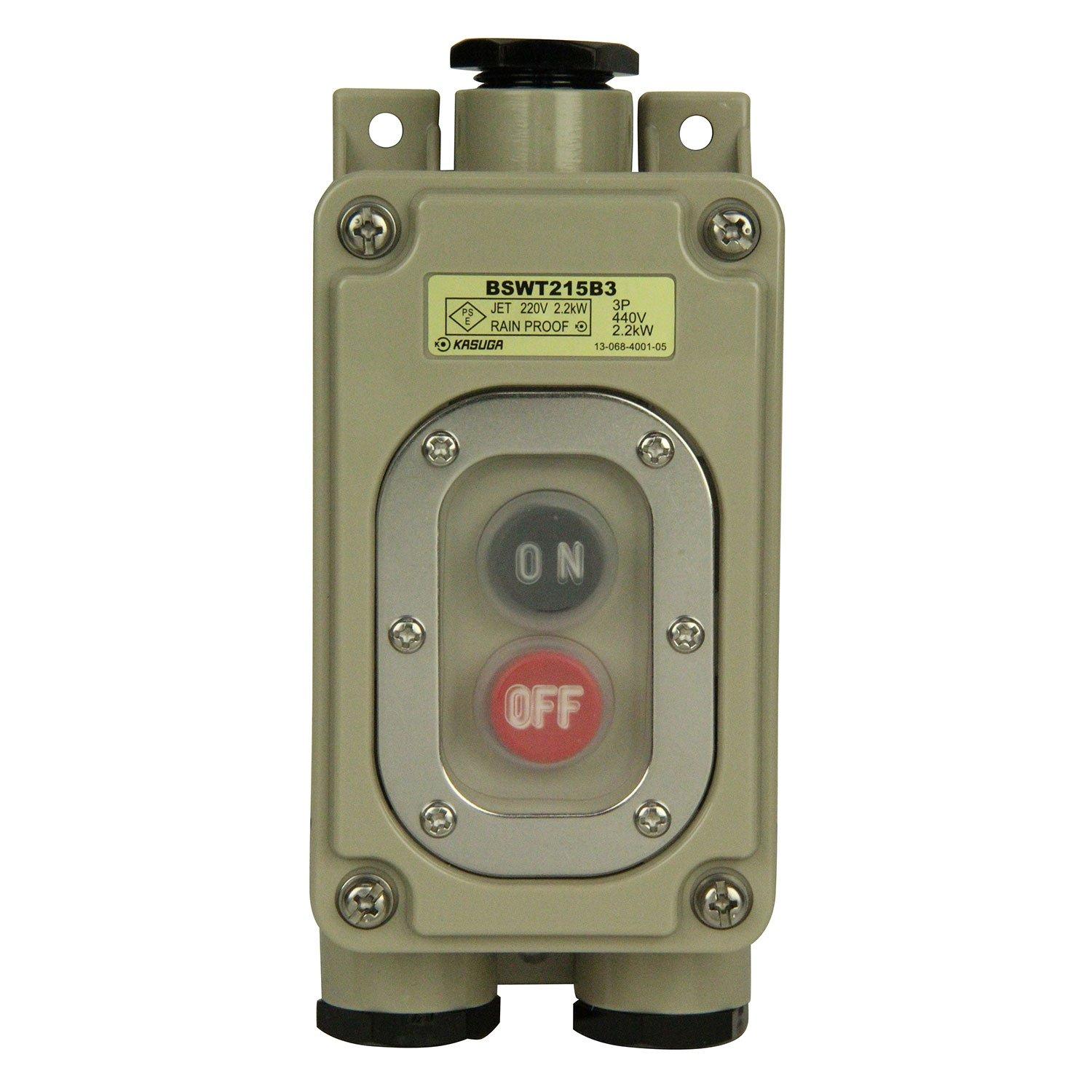 

Kasuga Denki Rainproof Power Push Button Switch BSWT215B3