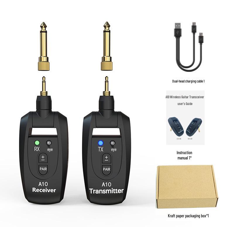 A8 A9 Wireless Audio Transceiver for Folk Guitar