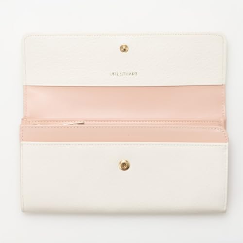 Jill Stuart Misty Wallet, Grosgrain Ribbon, Vintage Style, Slim Fit, JSLW4CT1, White