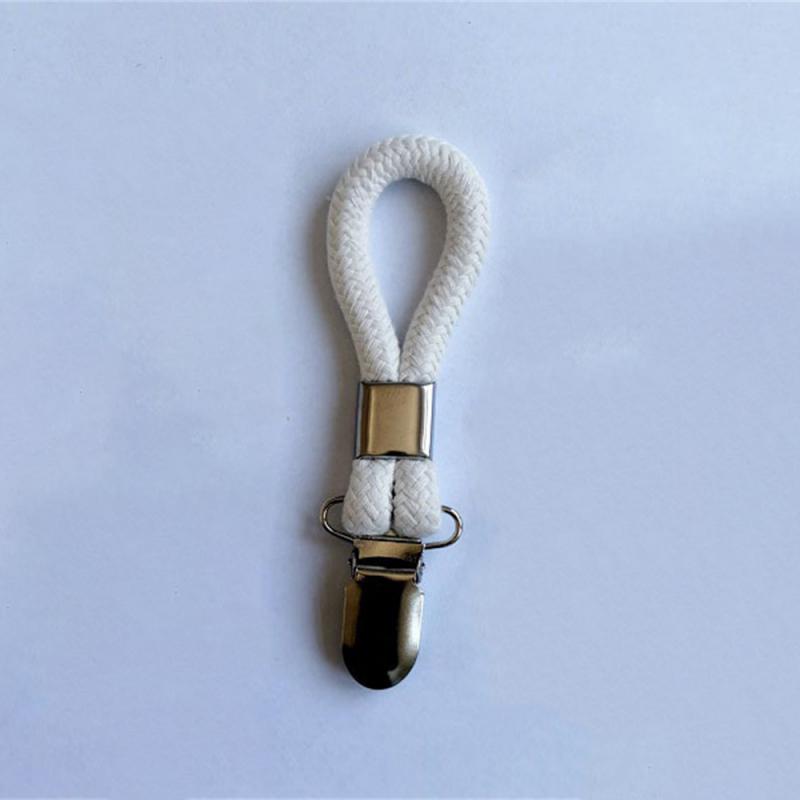 Packs Hanging Tea Towel Clips Towel Hangers Rack Hand Towel Hook Cloth Hanger Holder Brackets Braided Cotton Loop