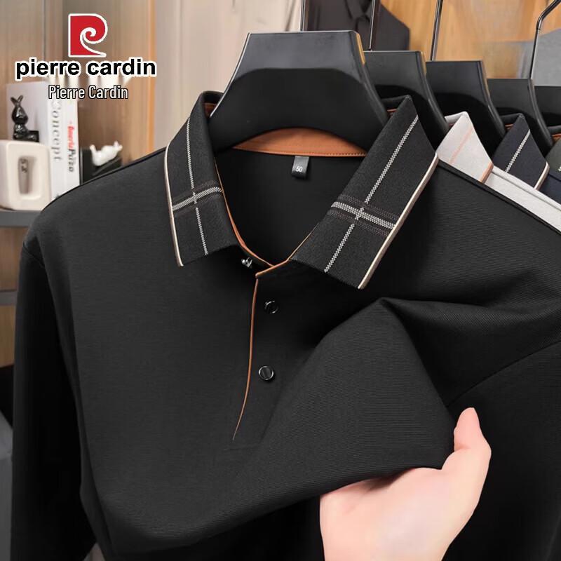 Pierre Cardin Men's Seamless Long Sleeve Polo Shirt