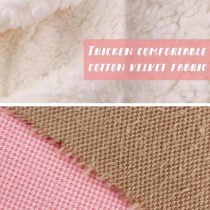 100*160cm Zesílená Sametová Koralová Fleece Látka Bavlněná Jehněčí Plyšová Látka Měkká Teplá Pro DIY Látka na Panenky Šaty Deka Oblečení Podšívka Rukavic