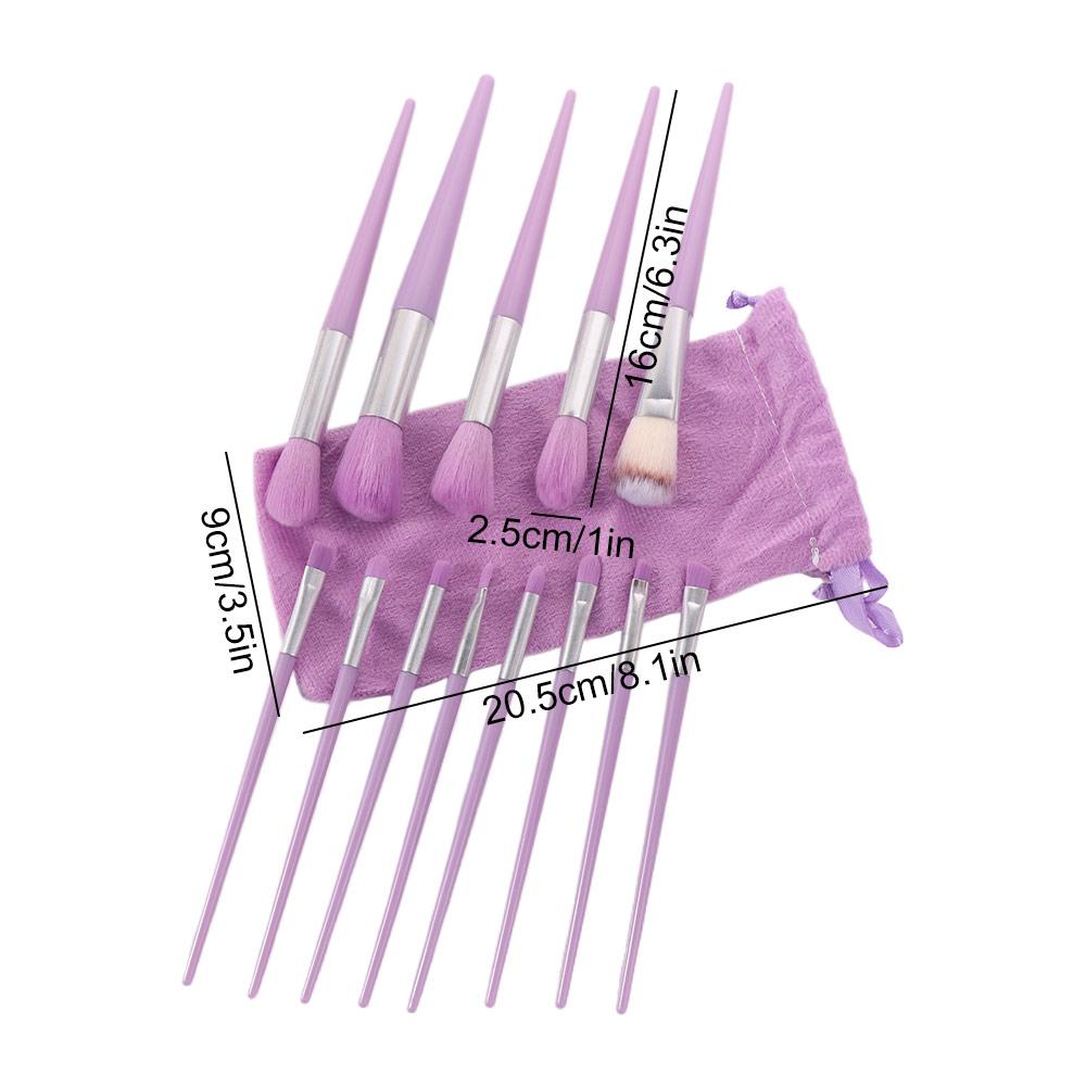 13Pcs/Set Furry Professional Makeup Brushes Tools Cosmetic Brush Set Eyeshadow Powder Brush Student