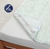 Nishikawa Single Washable Mattress Pad, Wedgwood Wild Strawberry, Warm Flannel, Stays in Place, Elastic Corners, Green, CM02502007