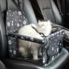 Pet Car Seat Hammock - Universal Dog and Cat, Non-Slip Bottom and Breathable Mesh - Rear Seat Protector for Small/Medium Pets