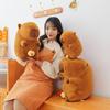 Cute Capybara Plush Toy Chick Retractable Stuffed Animal Water Guinea Pig Doll Adorable Ugly Doll Wholesale Factory