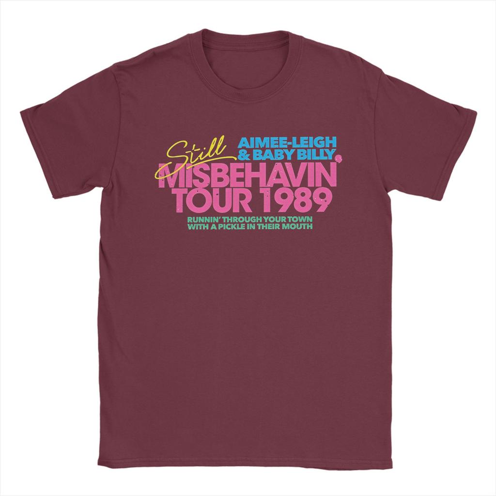 Righteous Gemstones Misbehavin T-Shirts for Men Baby Billy Vintage 100% Cotton Tees O Neck Short Sleeve T Shirt Party merch