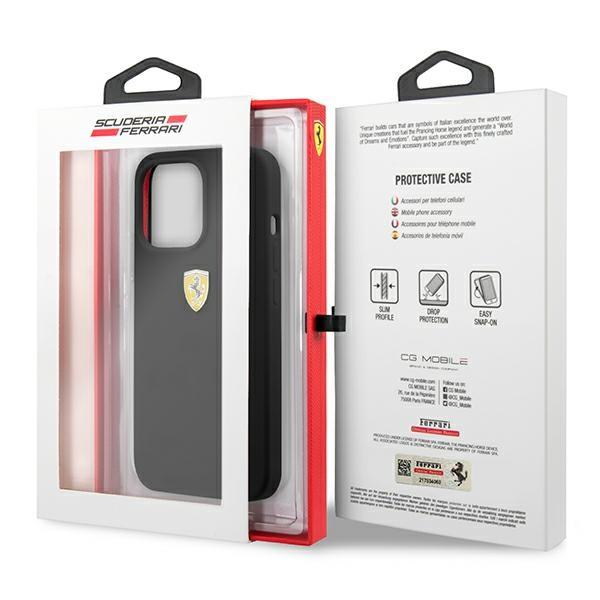 Ferrari Fessihcp13Lbk Iphone 13 Pro / 136,1 Czarny/Black Hardcase Silicone