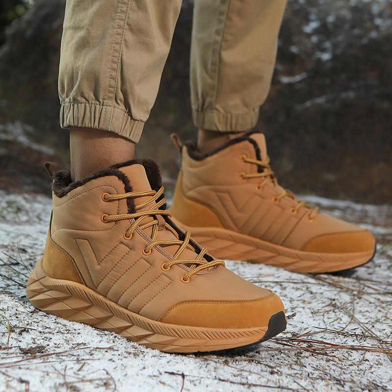 Zimní Zateplené Sněhule Pánské Dámské Vodotěsné Trekové Boty Outodor Bavlnou Polstrované Boty Lehké Pohodlné Trekové Boty Velikost 36-47