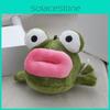 Green Frog Stuffed Animal Keyring With Soft Short Plush For Kids Gift