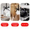 Indoor Ceramic Stone Fragrance Diffuser Hanging for Home Use Solid Light Car Aromatherapy Camellia Pendant Decoration