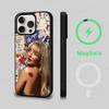 Singer S-Sabrina C-Carpenter Phone Case Magnetic Case For IPhone 16 14 13 12 11 15 Pro Max Plus For Magsafe Wireless Charge
