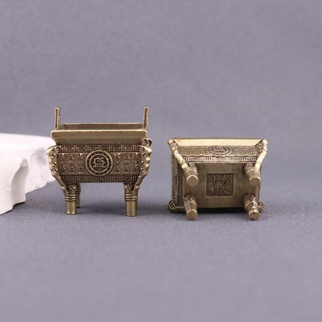 Creative Square Incense Holder and Censer Vintage for Home Decor