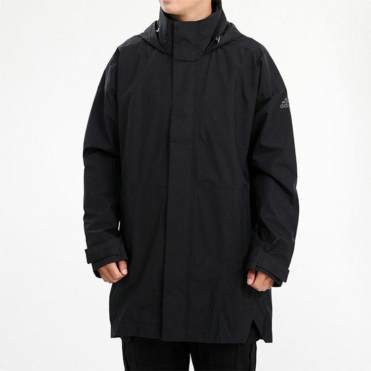 Adidas Jackets Men's Black Hooded Moderate Other FI0632