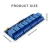 8 Channel Relays Board 5V/12V/24V 8-Way Relays Board Compatibility with Multiple Development Boards for Automation