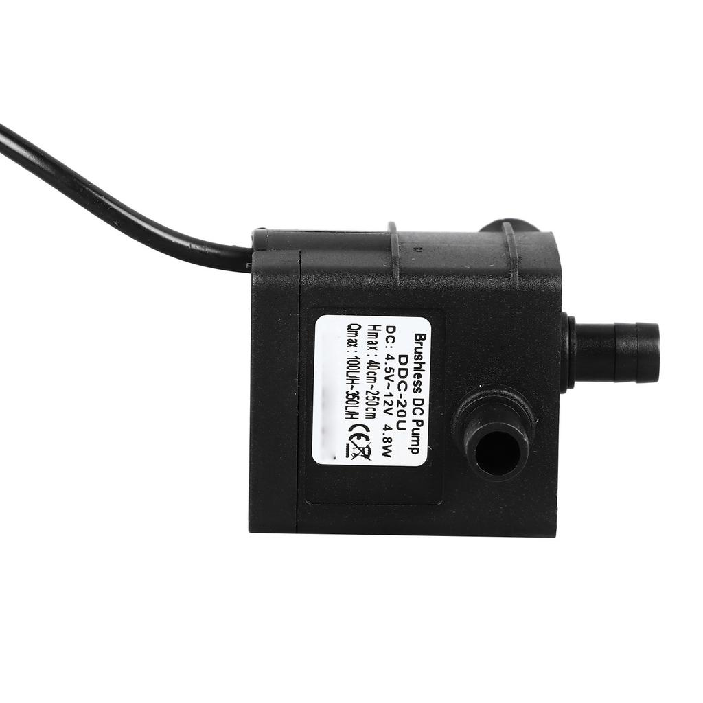 Small Submersible Water Pump Photovoltaic Solar Power DC Battery Driven Circulating Brushless Mini