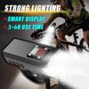 Bicycle Headlight Usb Rechargeable Cycling Safety Front Lamp Waterproof High Brightness Bike Flashlight For Night Riding Lamp