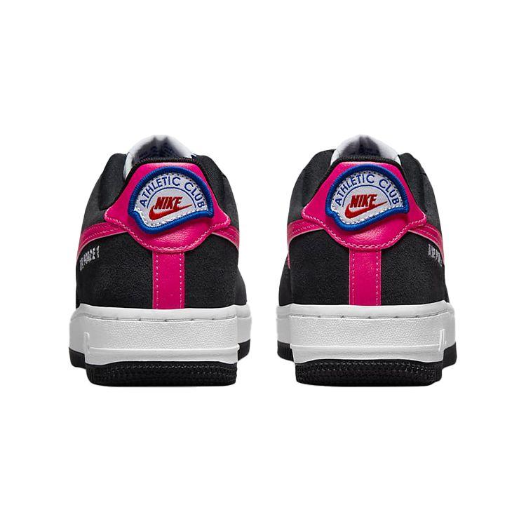Nike Air Force 1 LV8 GS Athletic Club - Siyah Pembe Prime Çocuk Spor Ayakkabı Beyaz Off-Noir DH9597-003