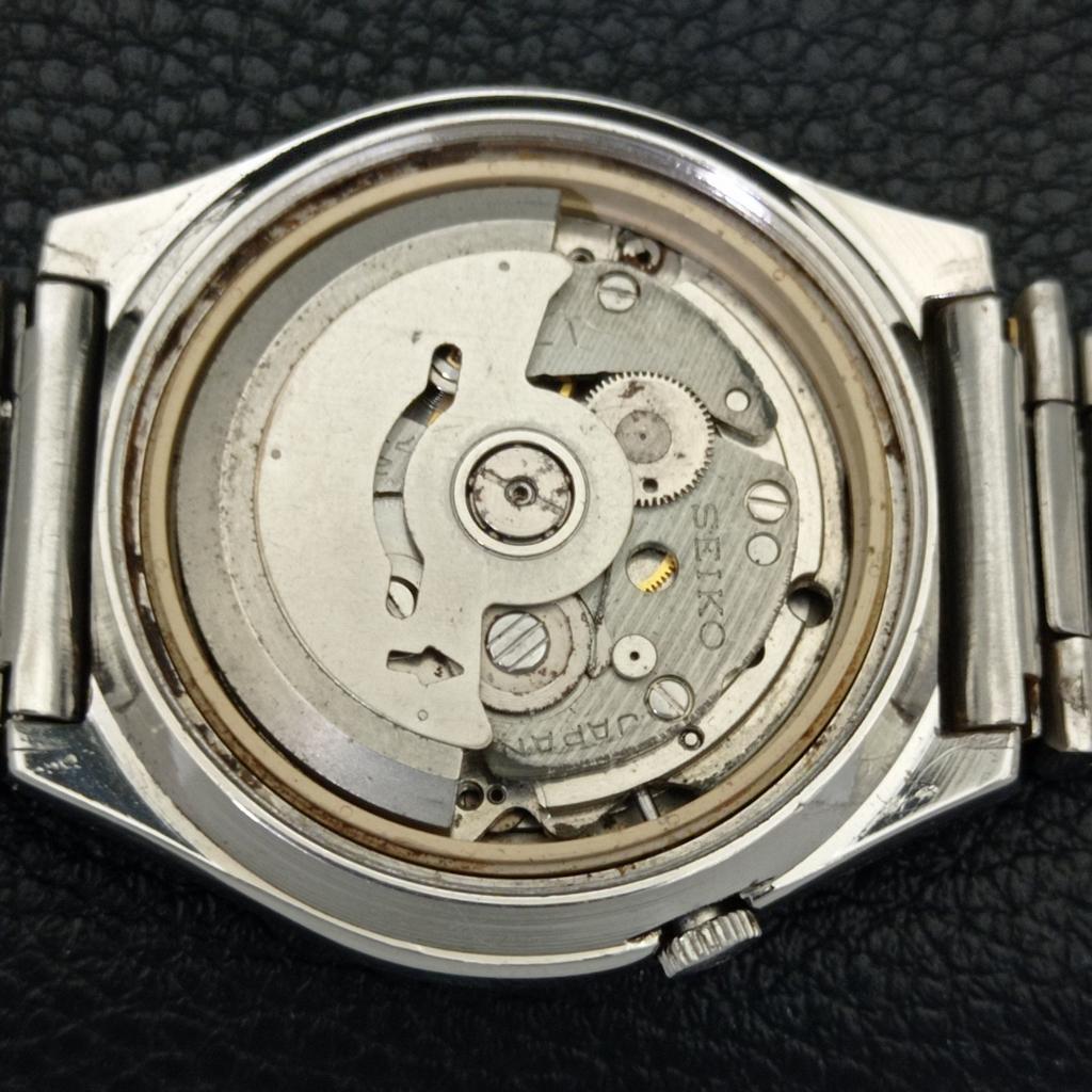 GENUINE VINTAGE SEIKO 5 JAPAN AUTOMATIC 7019A MENS ORIGINAL DIAL WATCH a702435-5
