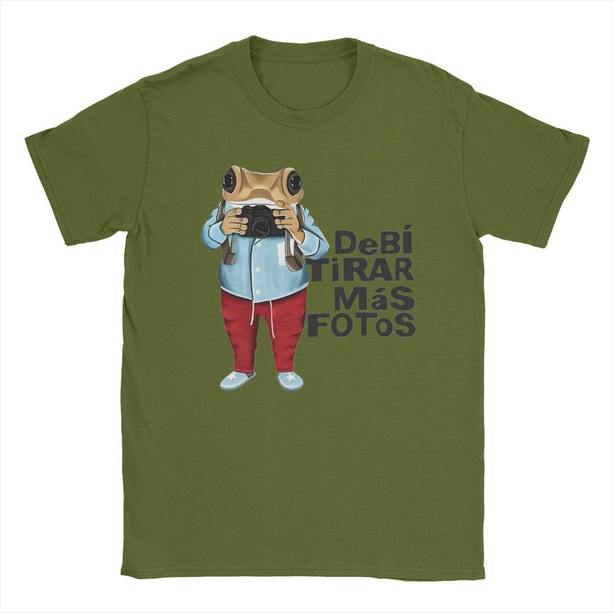 

DTMF Debi Tirar Mas Fotos T Shirt Men 100% Cotton Leisure T-Shirt Round Collar Bad Bunny Tees Short Sleeve Clothes 4XL 5XL 4XL