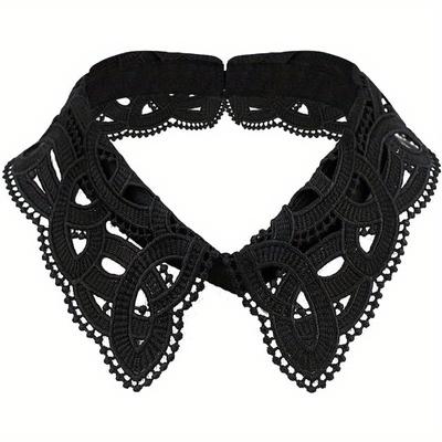1PC Hol Ontwerp Revers Valse Kraag Afneembare Dickey Blouse Nep Half Shirt Kraag voor Dames