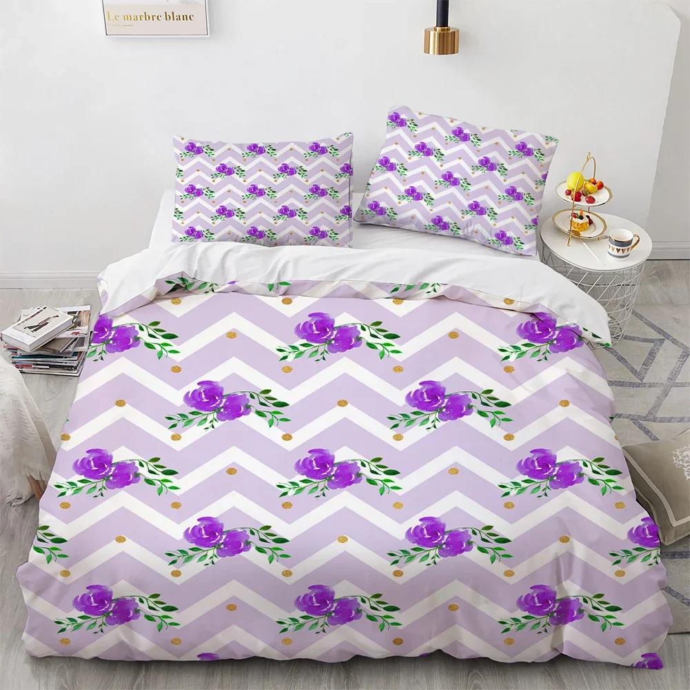 Sunflower Botanical Duvet Cover SetPrinted Red Theme With White Circles Bedding Yellow Flowers And Green Leaves Floral Garden EU Single(135*200cm)3pcs