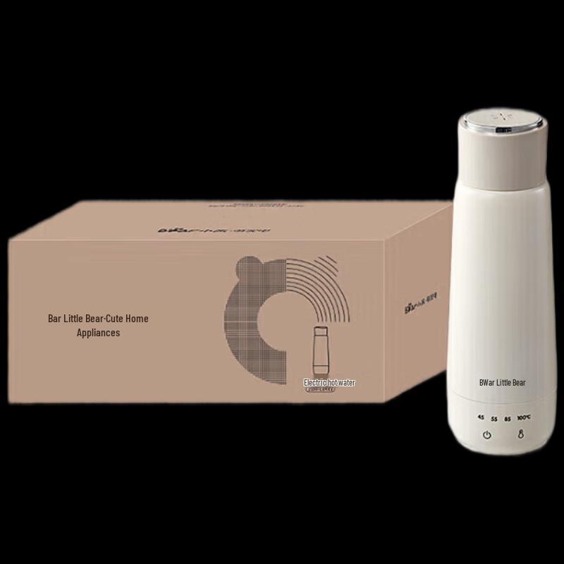 Bear Portable Electric Kettle & Thermos Mug CN plug (adapter included)