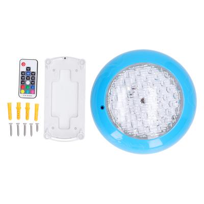 Lampe LED de Piscine Montage Mural Lumière Sous-Marine avec Télécommande IP68 Étanche AC12V 35W