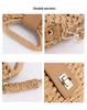 Versatile Handmade Korean Style Women's Straw Crossbody Shoulder Bag