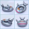 Cartoon Shark Inflatable Toy for Boys Girls PVC Water Toys Swimming Floating Seat Boat Summer Outdoor Pool Water Inflatable Ring