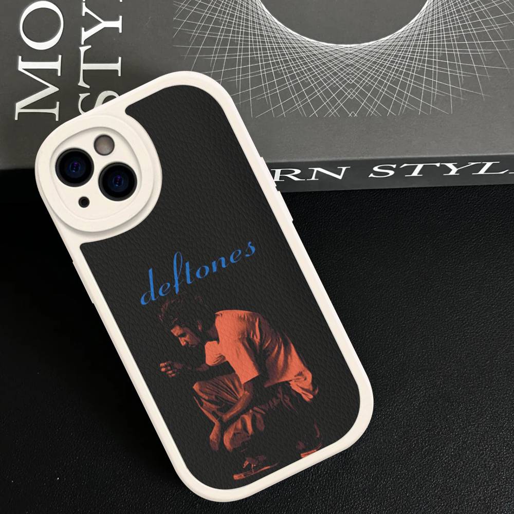 

Band D-Deftones Phone Case For iPhone 16 15 14 13 12 11 Pro Max Plus Shockproof Leather Cover iPhone 14pro max