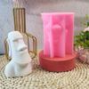 Flexible Silicone Portrait Sculpture Candle Mold Scented Aromatherapys Making Mould Handmade Desk Ornament Mould