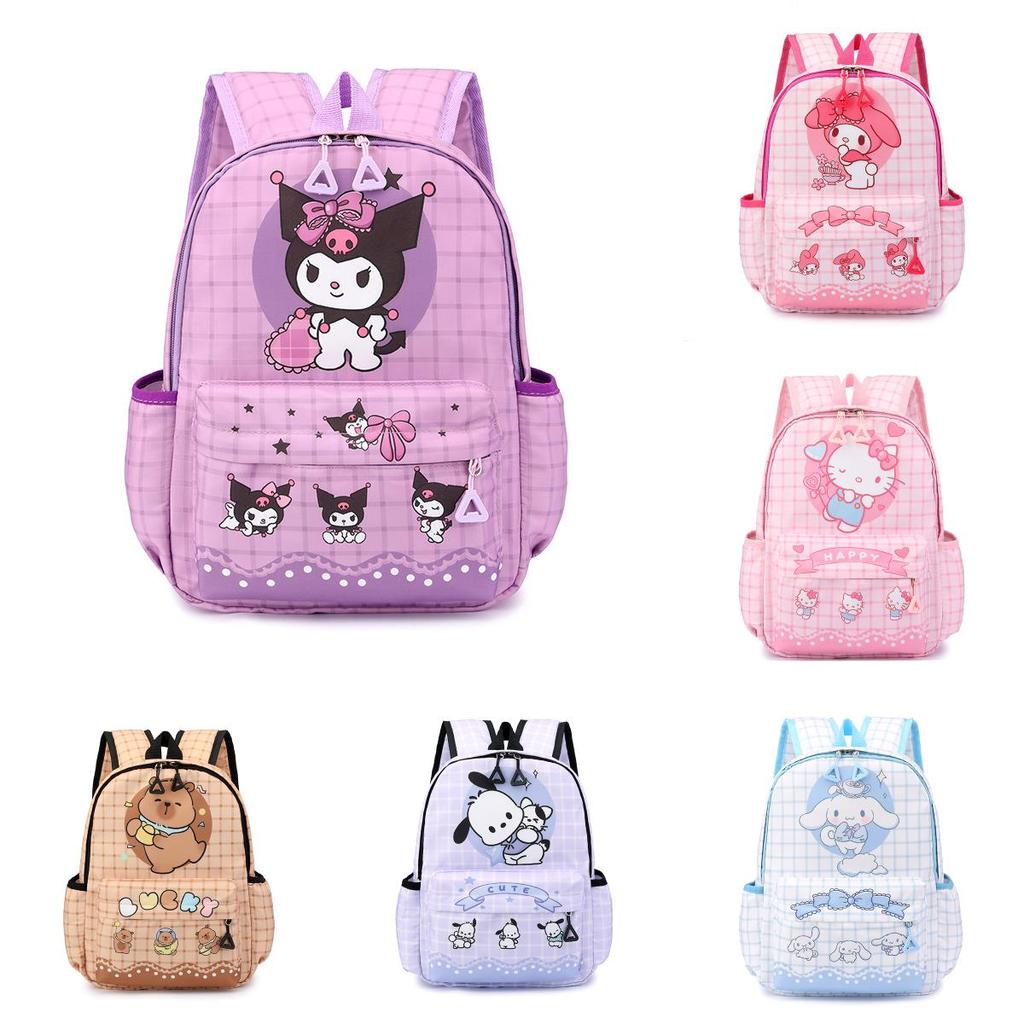 Melody Pochacco Backpack With Lightweight Nylon For School Use