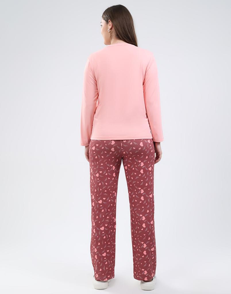 MONTE CARLO Women Round Neck Full Sleeve Lower Set