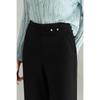 Mengshuya Slimming High-Waist Straight Wide-Leg Pants