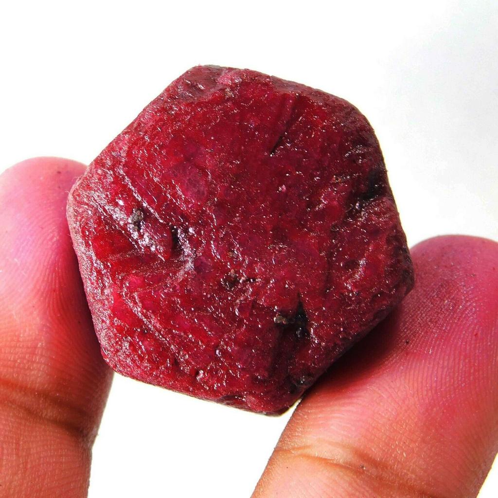 177 Carat CERTIFIED Natural Ruby Powerful Healing Uncut Red ROUGH Earth Mined 1A-536