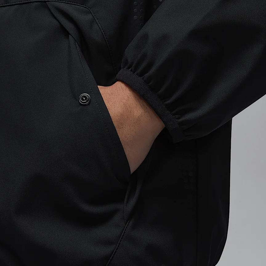 Jordan Sport Jam FW24 Fashion Versatile Comfortable Long Sleeve Jacket Men Jacket Black Dark-Gray HF9886010