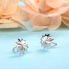 Jewelry Simple Car Flower Stud Earrings Creative Fashion Silver Needle Niche Korean Style Earbone Stud Female Ins