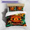 Custom Manchester Name Personalized Name Bedding Set,Airy Bed Linen for Sports Room Decor,Perfect Teenager Gift,Double Sided Duvet Cover with Pillowca