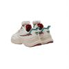 FILA Conch Coin Comfortable Versatile Breathable Mid-Top Dad Shoes Women sneaker White T12W311113FWB
