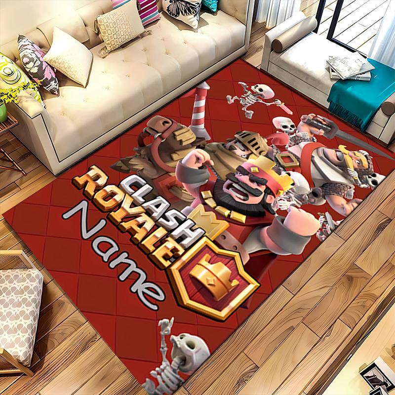Custom Personalization Clash Royale Area Rug - Perfect For Kitchen, Bathroom,Laundry Room Decor Large Size Available,Gift All Seasons